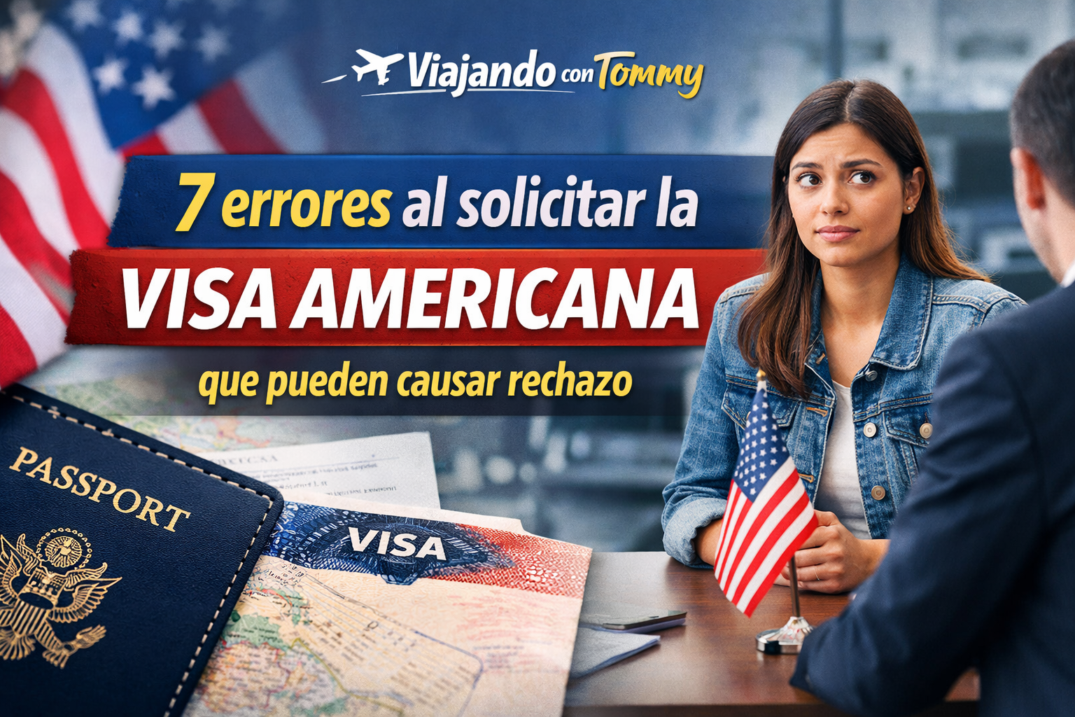 errores al solicitar la visa americana de turista y cómo evitarlos